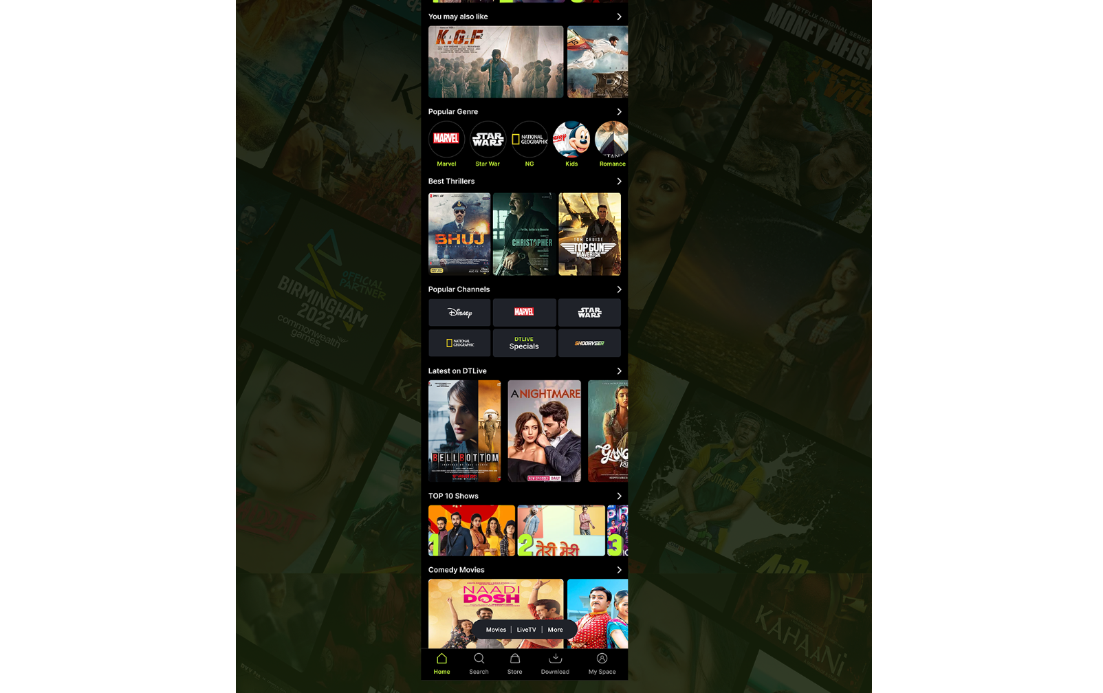 DTLive v1.6 Movie app source code